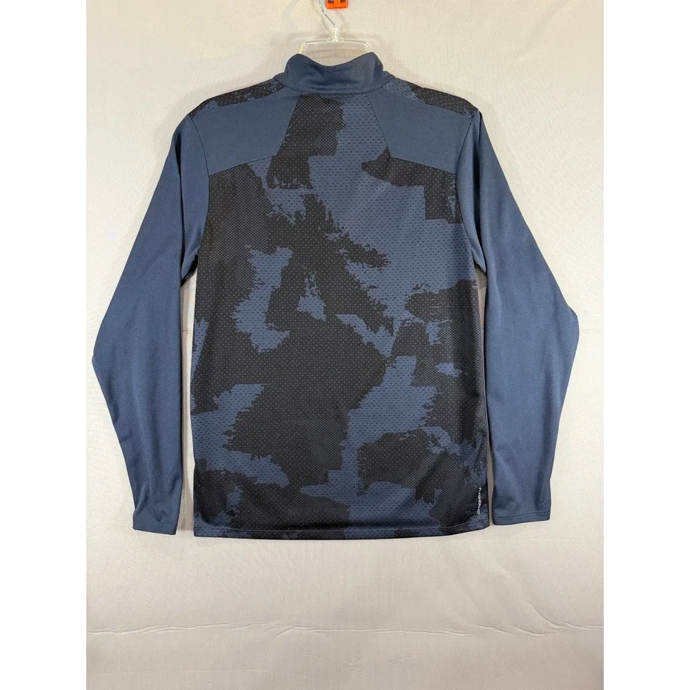 The North Face Mens FlashDry-XD 1/4 Zip Pullover Navy Camo Small